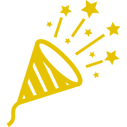 Party popper icon